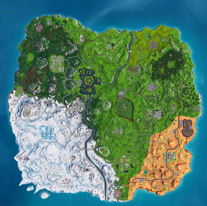 Mapa temporada 7 Fortnite