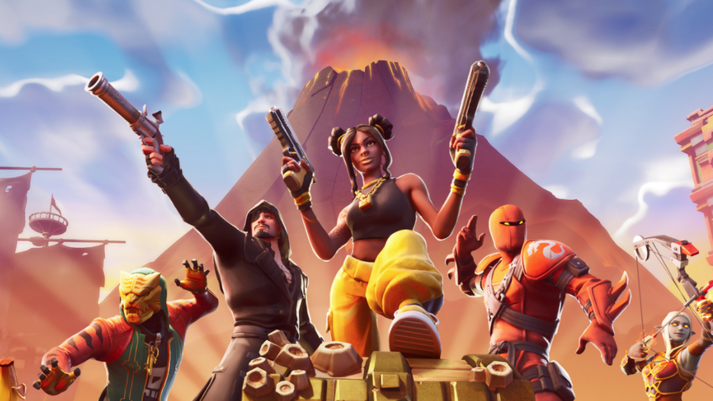 Volcanes, piratas y ninjas, lo nuevo de Fortnite.