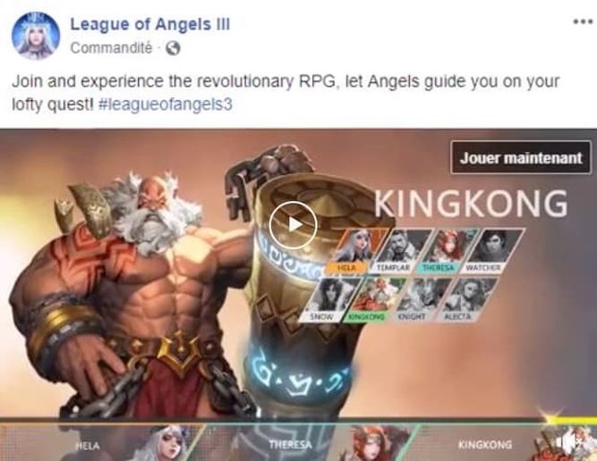Selección de personajes de League of Angels III
