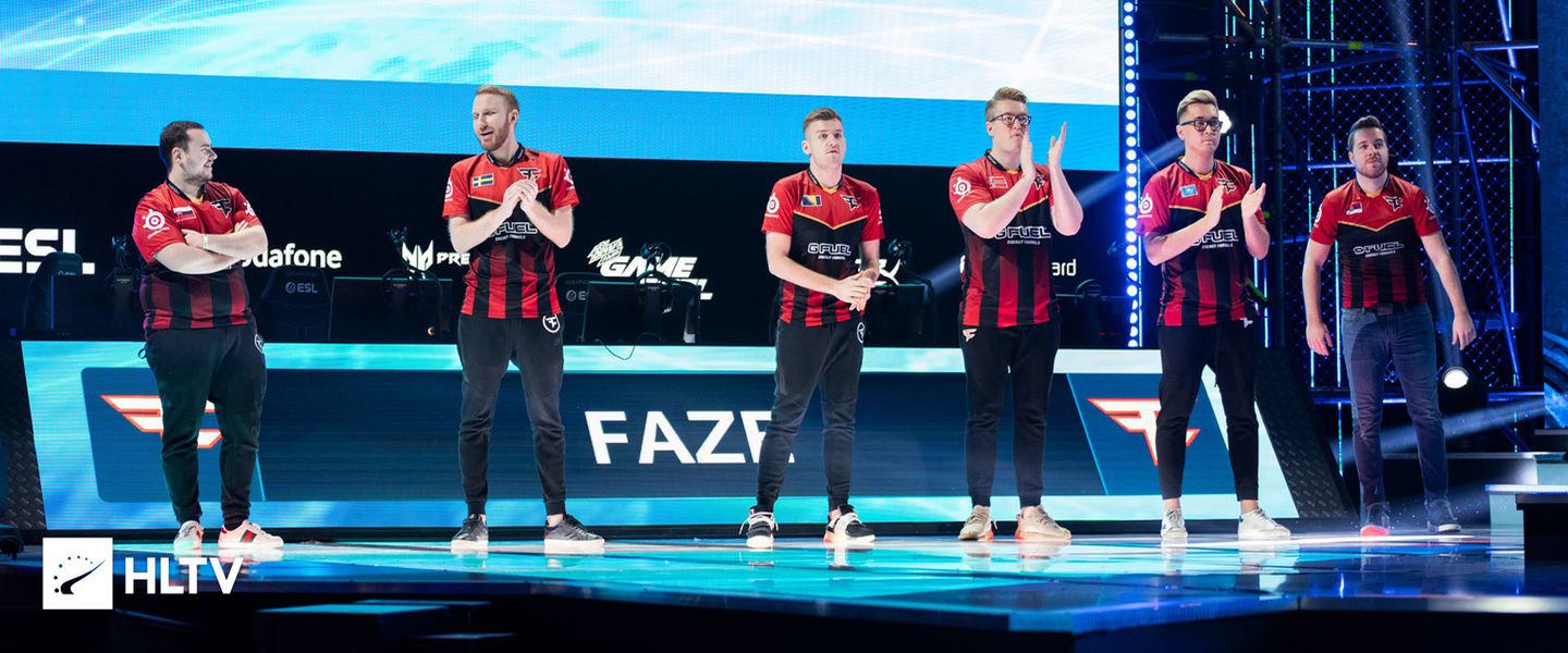 FaZe Clan durante el Major de Katowice