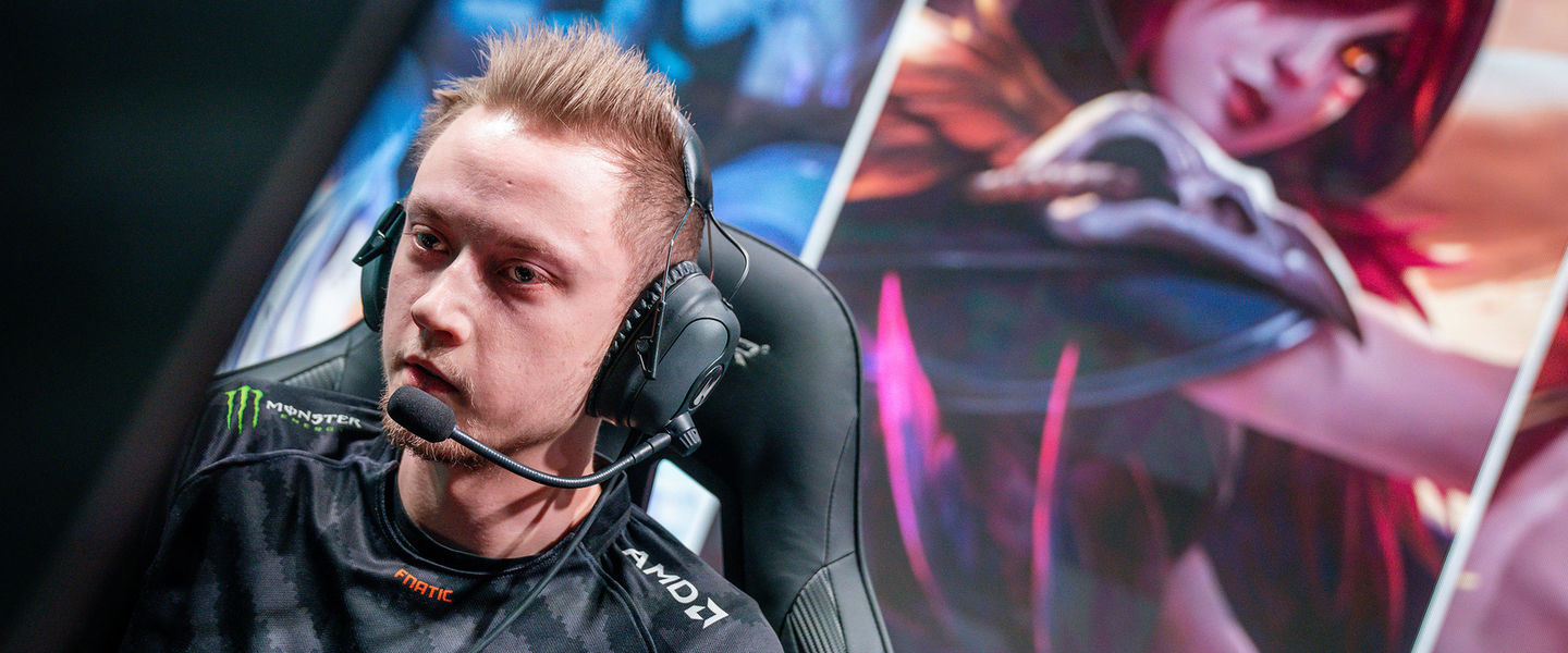 Rekkles durante una partida de la LEC
