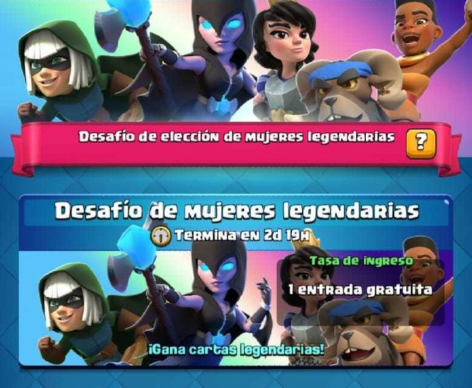 El desafío de elección de mujeres legendarias