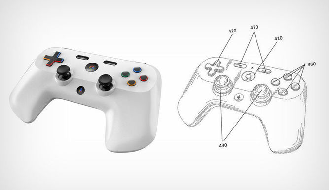 El supuesto diseño del Google Controller