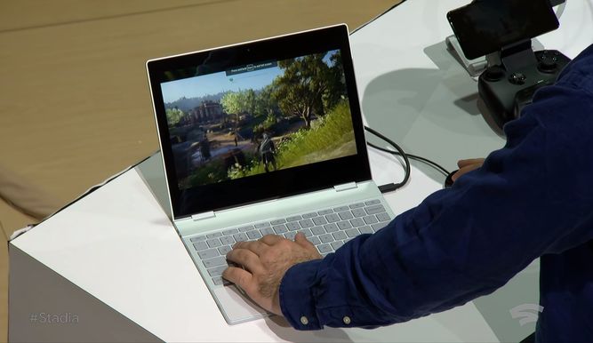 Google no dudó en mostrar Stadia en acción durante la presentación
