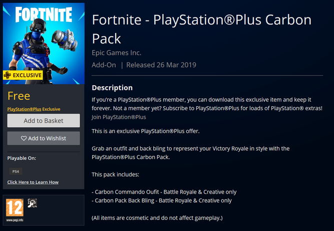 El pack de carbono para los usuarios de PlayStation Plus