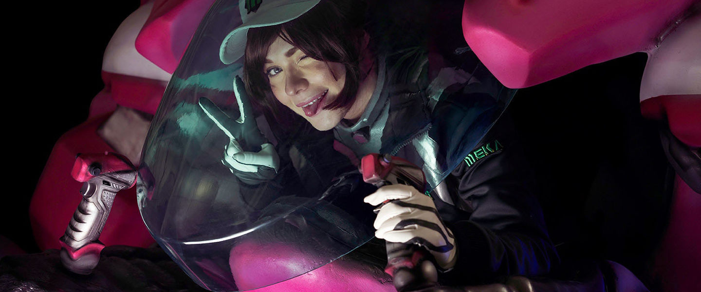 D.Va, el cosplay del equipo ruso