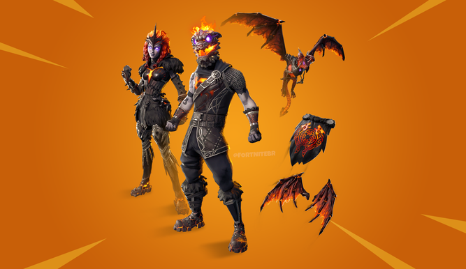Todo el contenido del pack lava legends