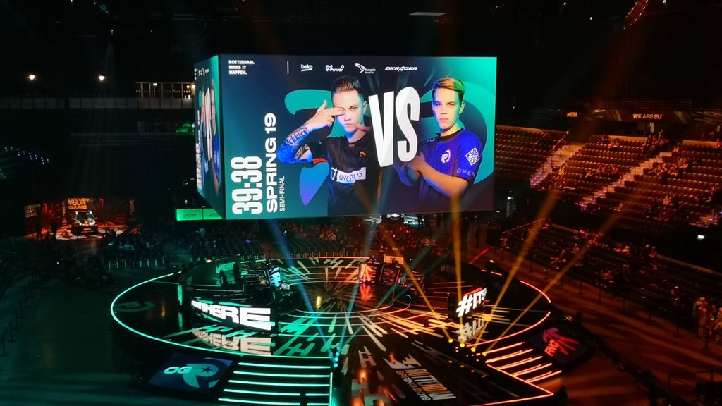 Así lucía el estadio 40 minutos antes del duelo entre Origen y Fnatic