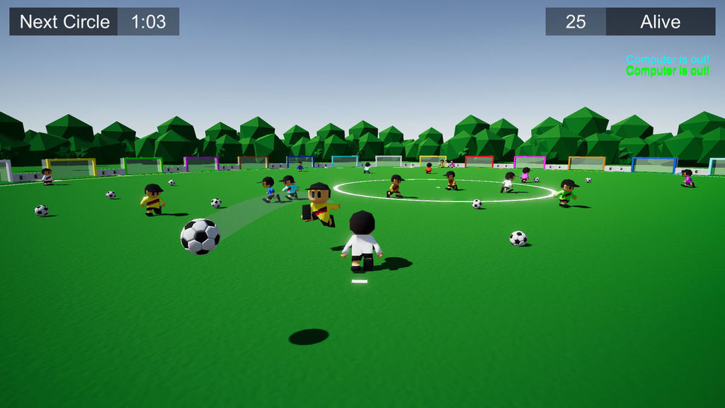 Soccer Battle Royale: acaba con todos para ganar la Champions