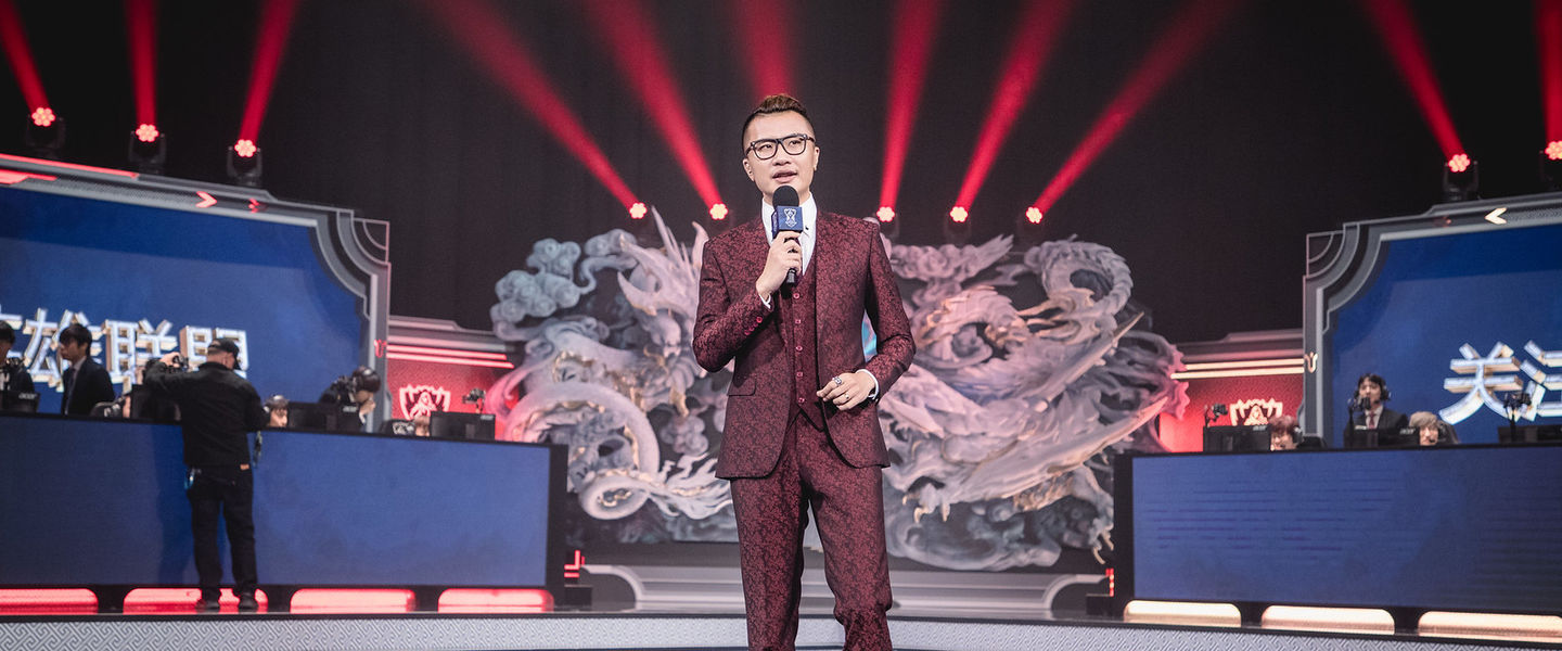 Ren Dong durante la fase de grupos del Mundial de LoL de 2017