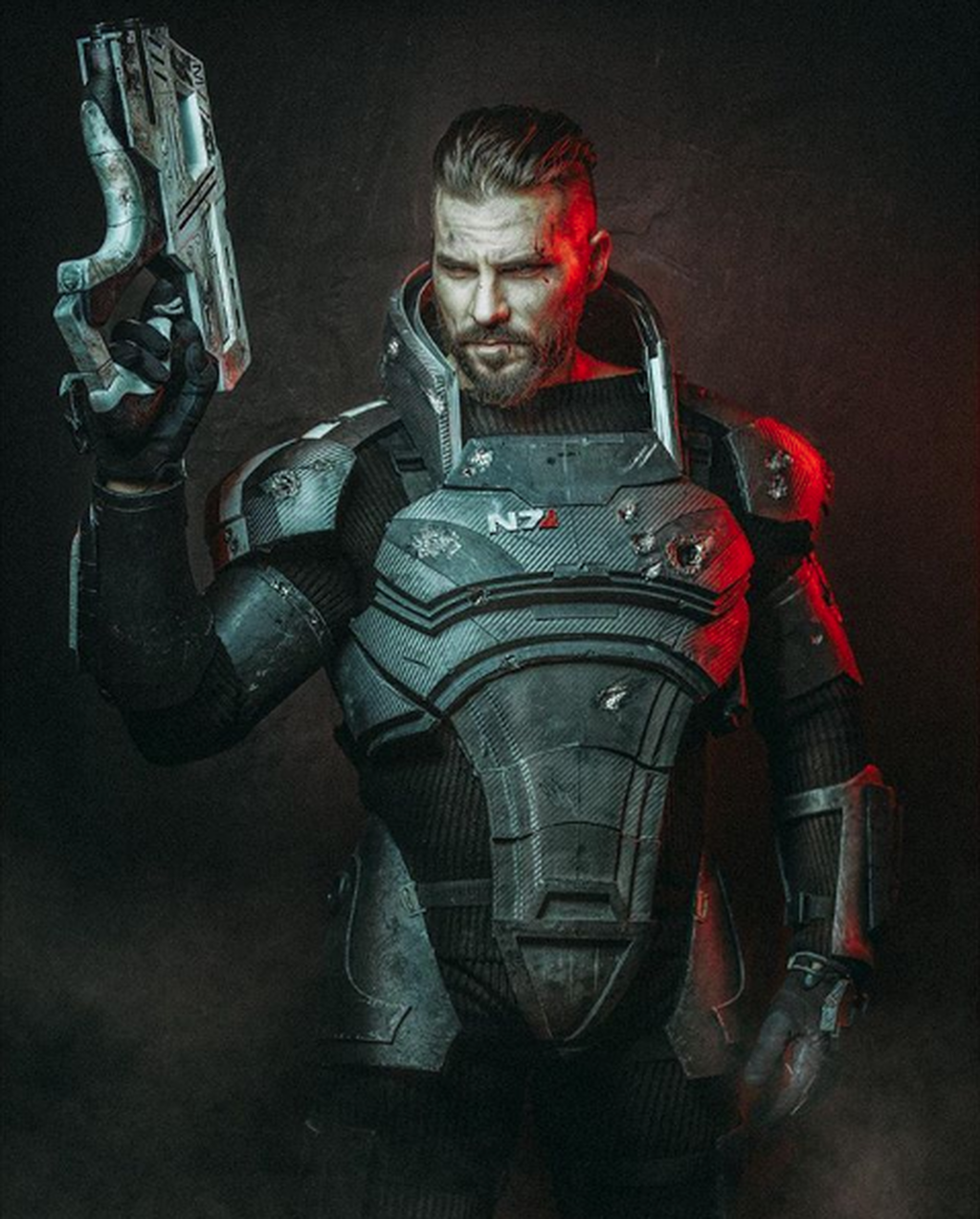 Maul cosplay: Shepard de Mass Effect