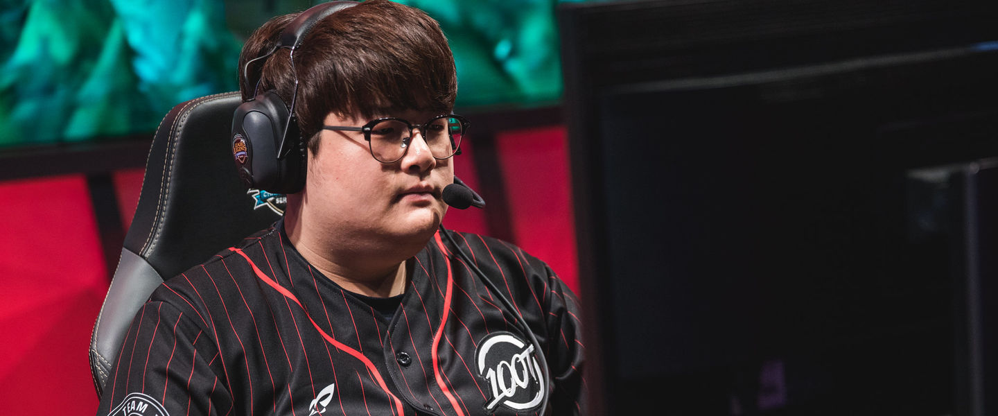 Ryu durante una partida con 100 Thieves