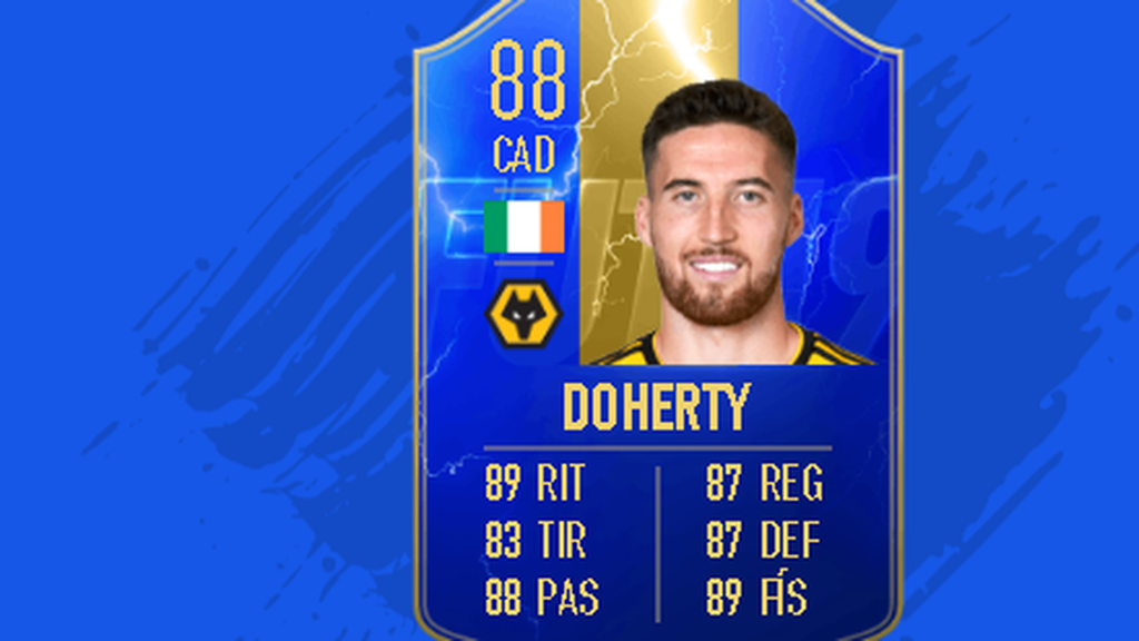 Doherty, carrilero derecho del Wolverhampton