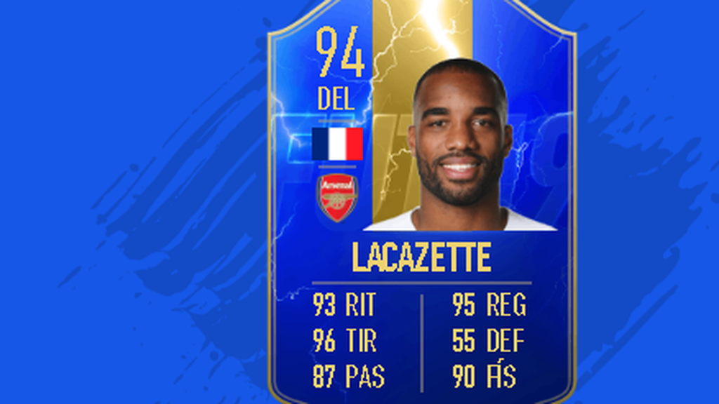 Lacazette, delantero del Arsenal