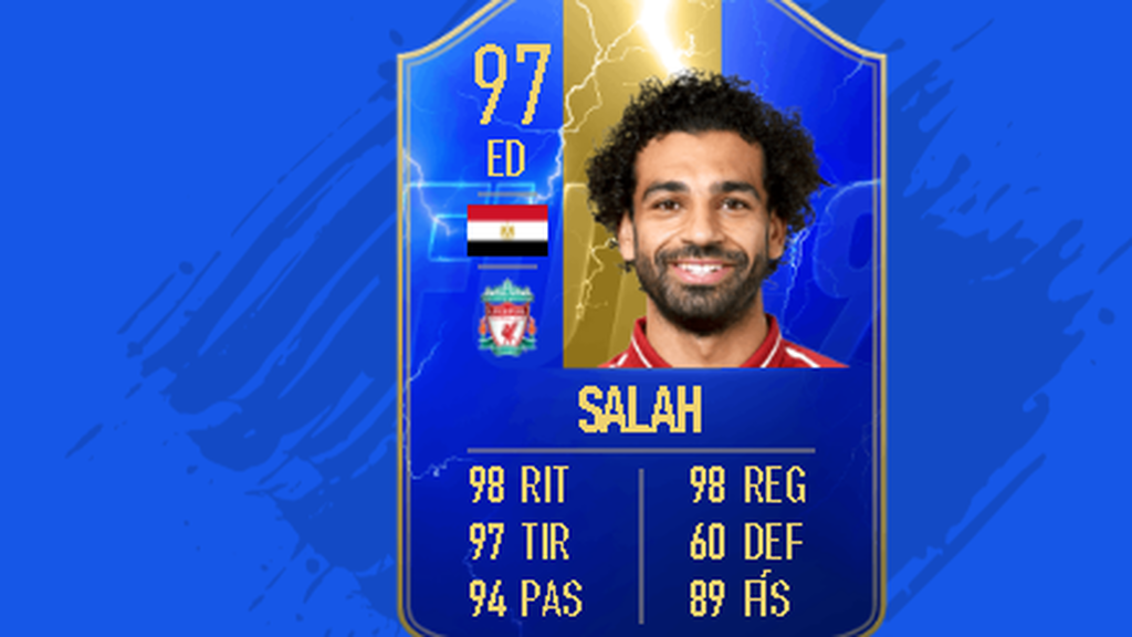 Mohamed Salah, extremo derecho del Liverpool