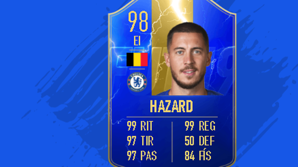 Eden Hazard, extremo izquierdo del Chelsea