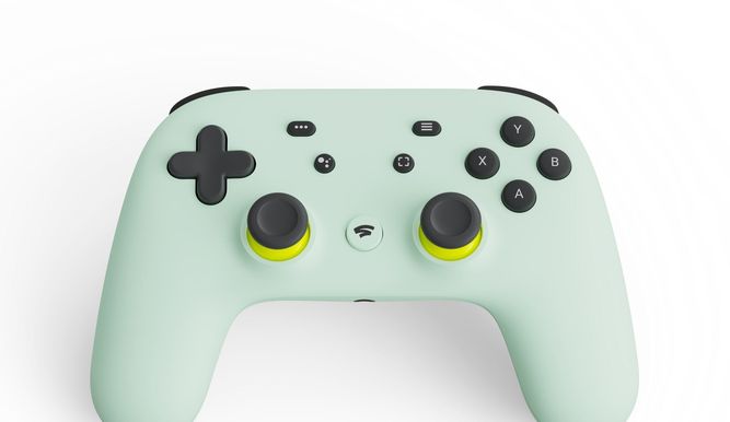 Versión Wasabi del mando de Stadia