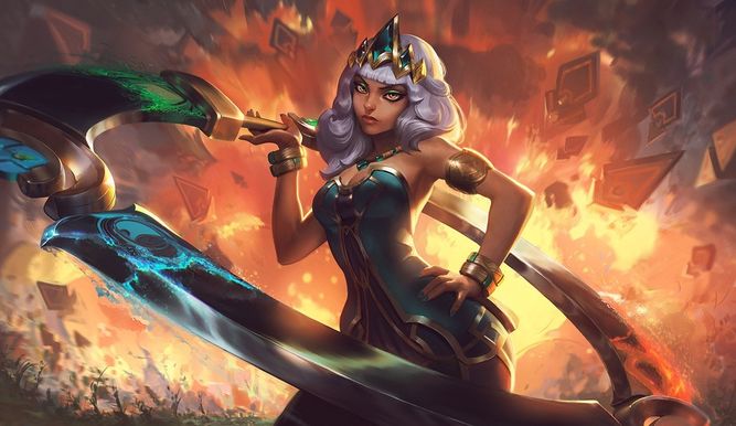 Ilustración oficial de Qiyana