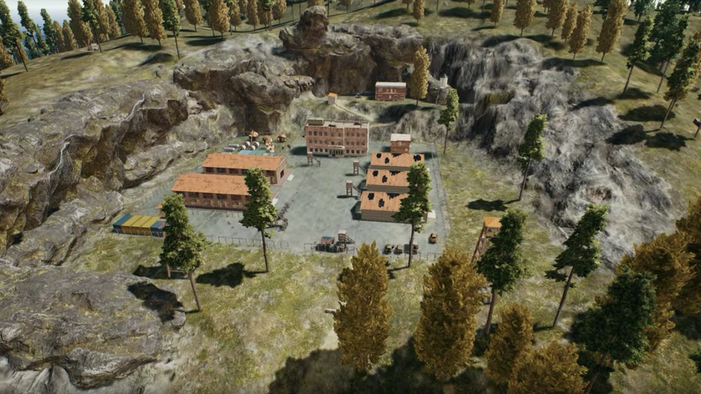 Así era antes el mapa de Erangel