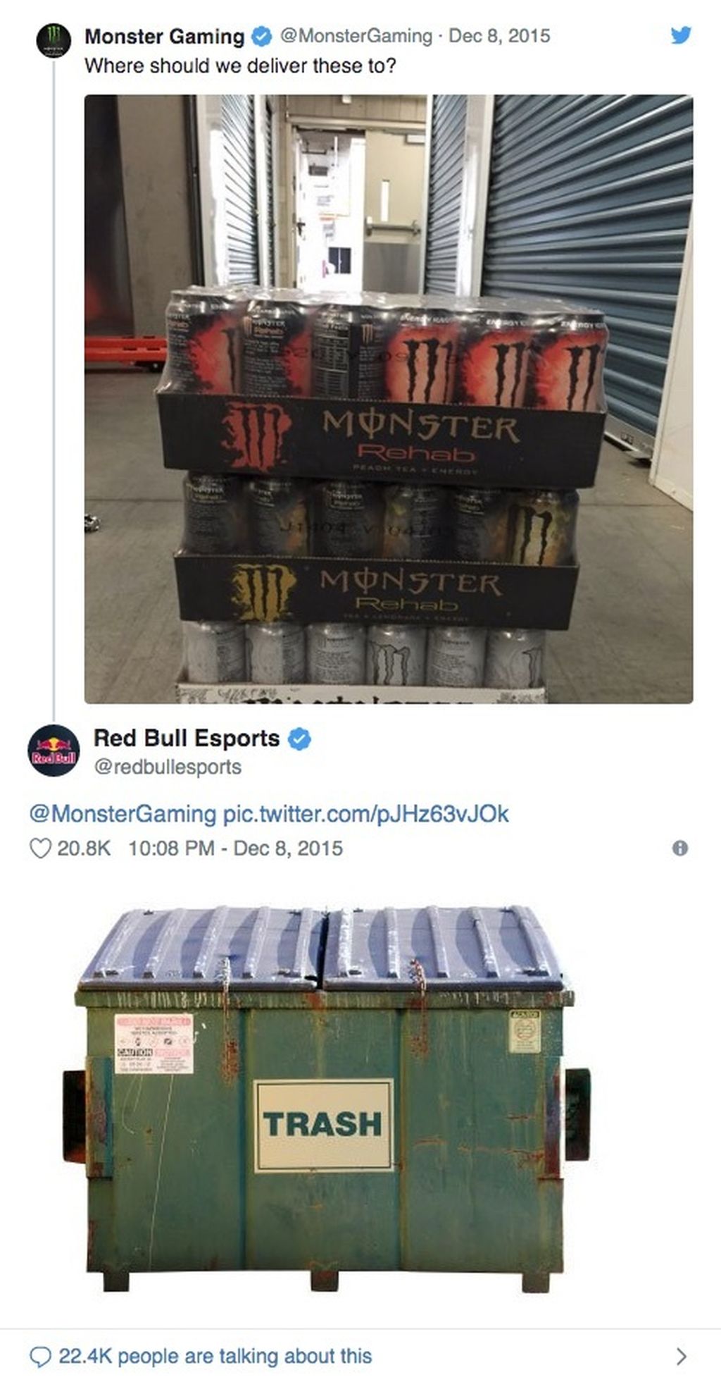 Red Bull vs. Monster
