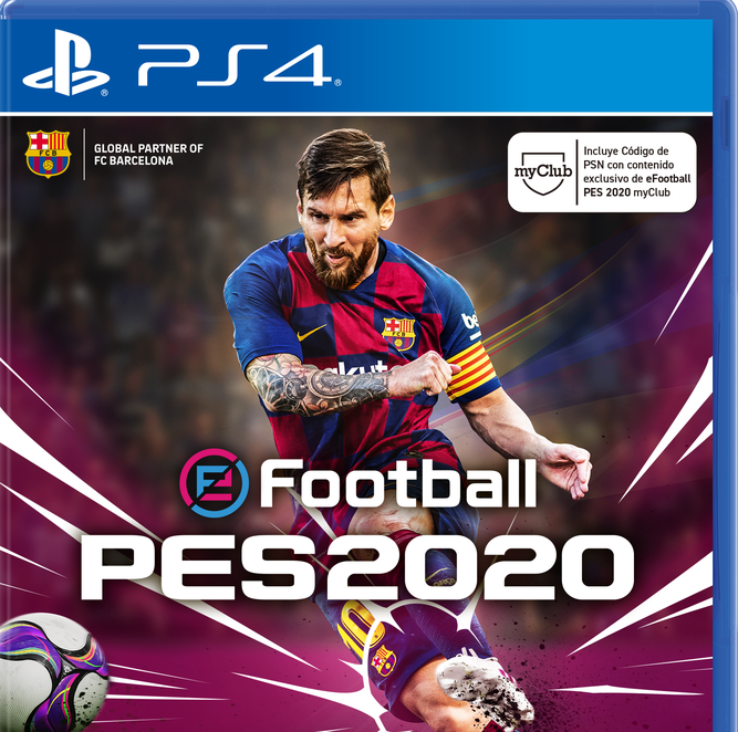 Portada oficial de PES 2020
