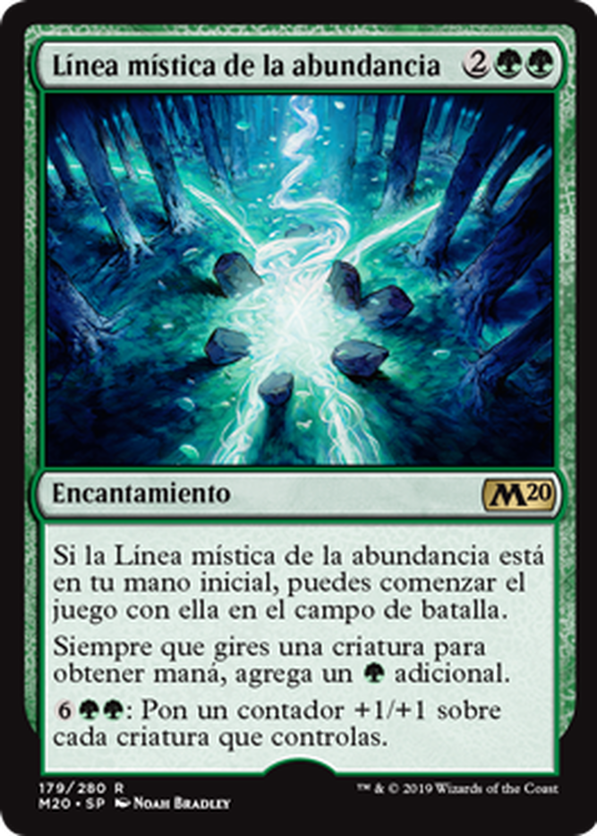 Línea mística de la abundancia