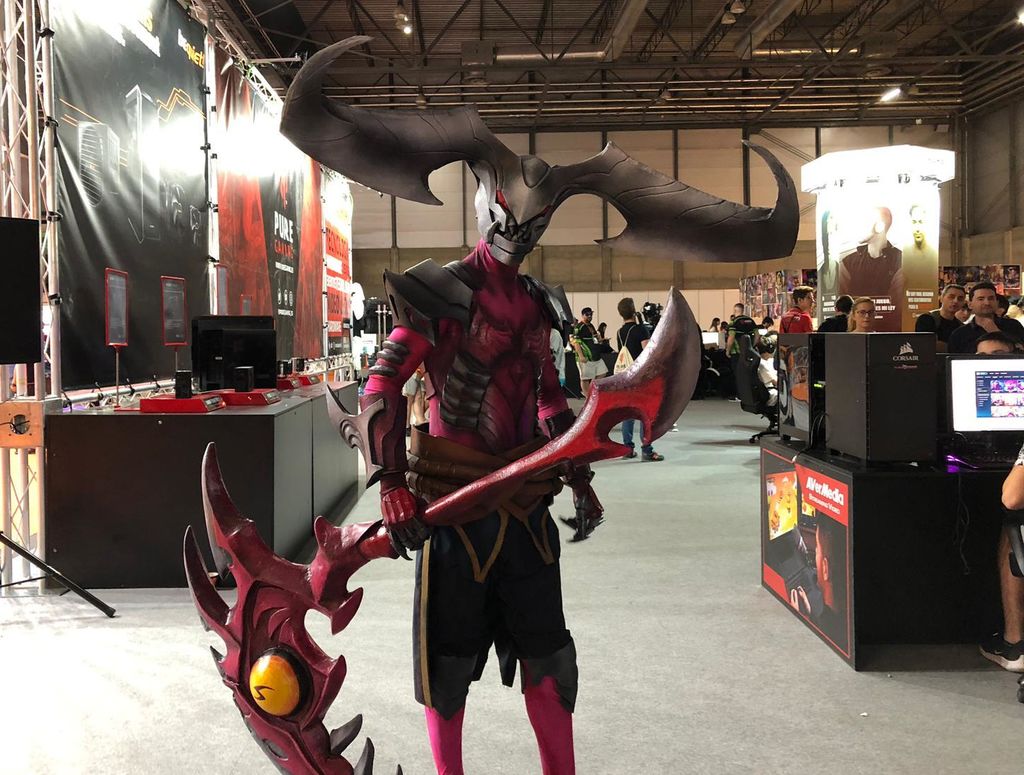 Uno de los cosplays más trabajados del fin de semana, el de Aatrox