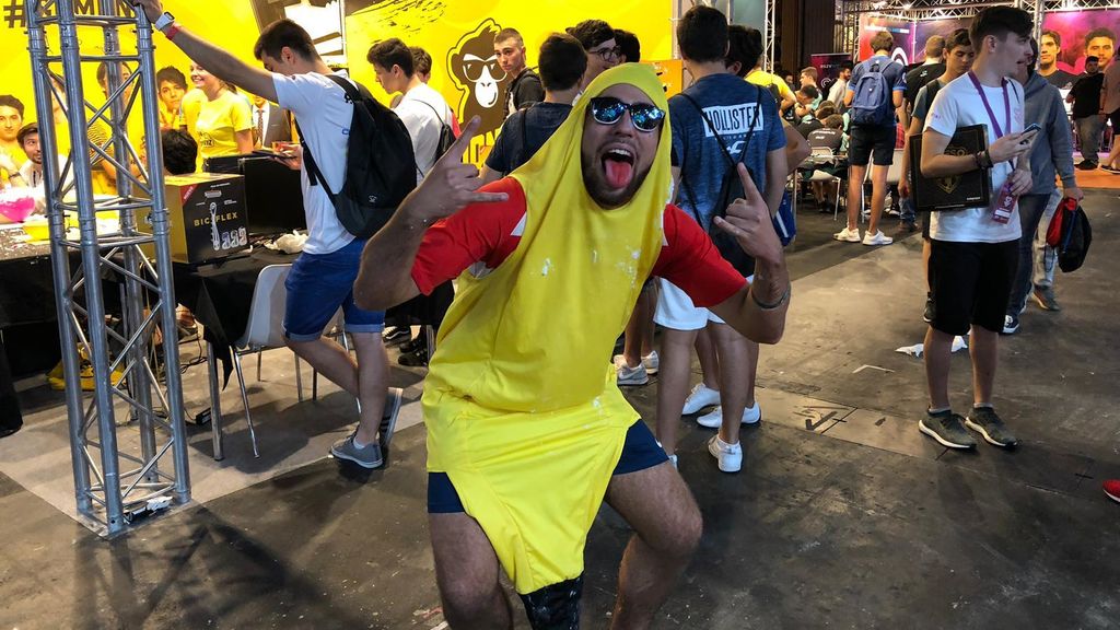 Los monos, también hicieron su cosplay particular