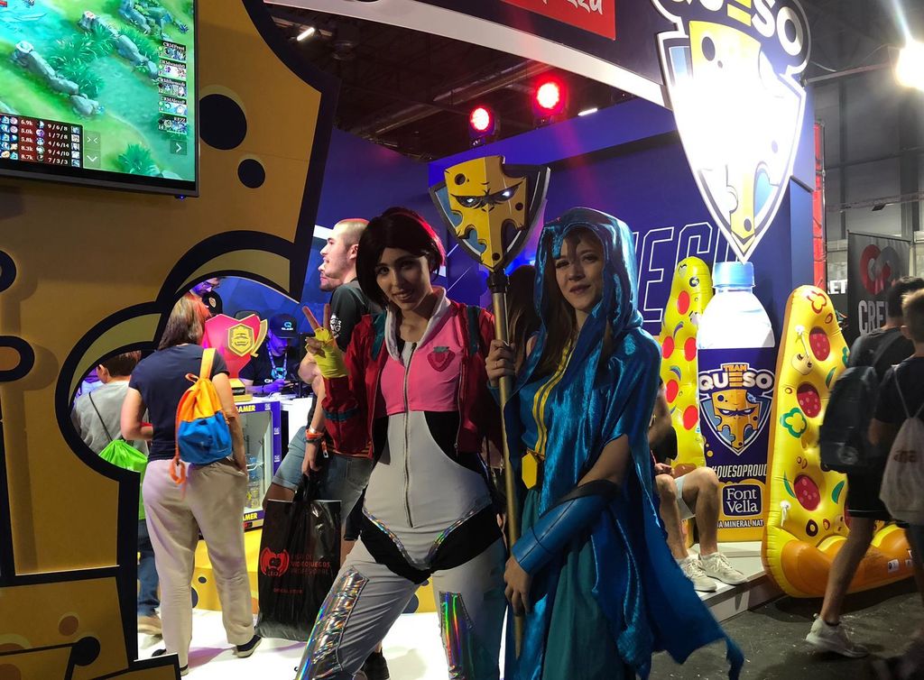 Team Queso tampoco podía faltar a la cita con los cosplays