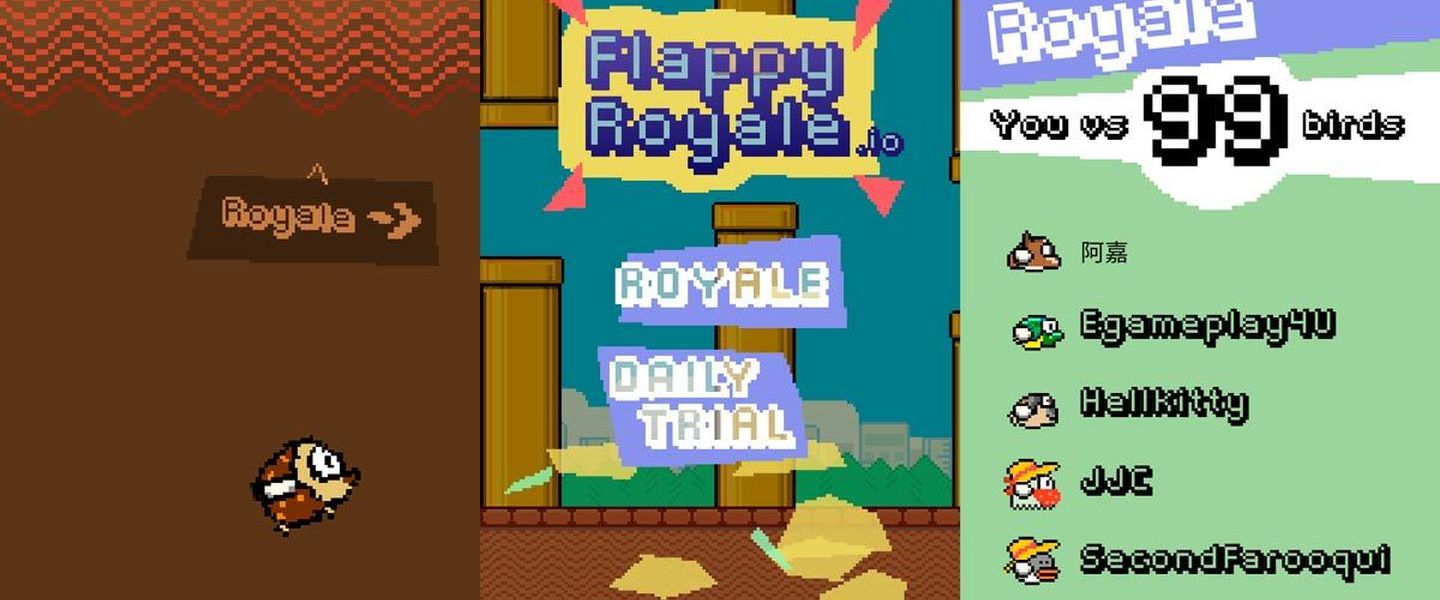 Descarga gratis Flappy Royale, el battle royale de Flappy Bird