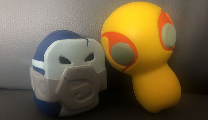 Figuritas de gomaespuma