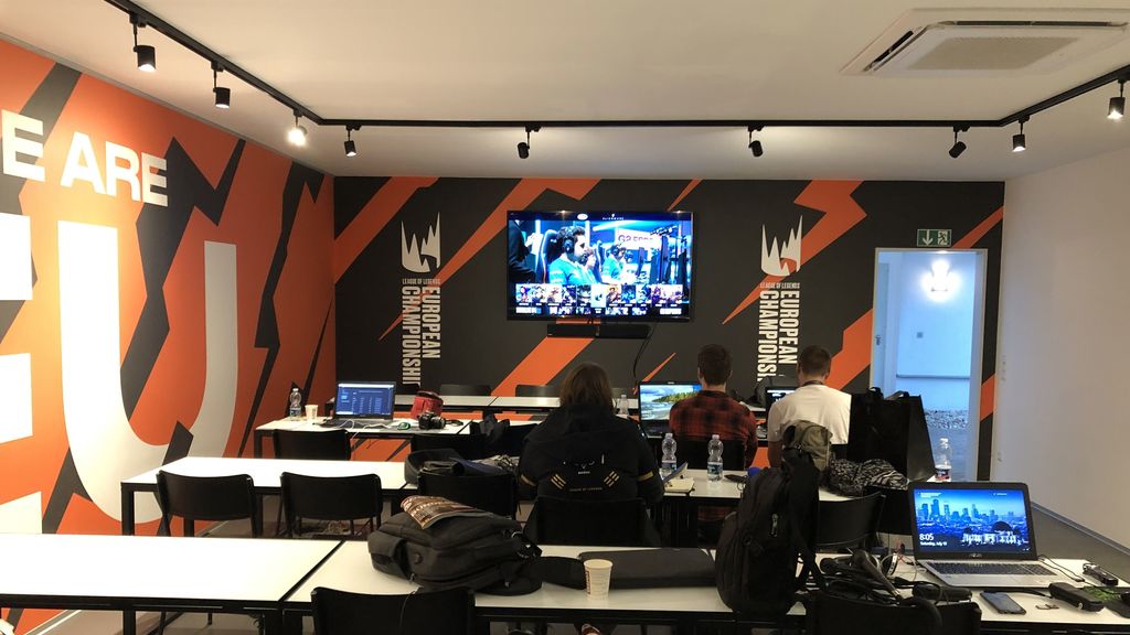 La sala de prensa