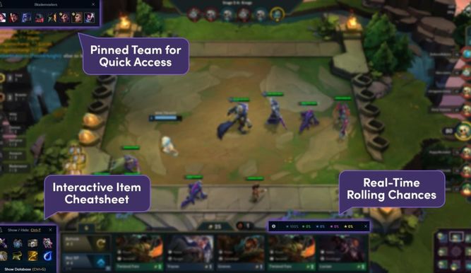 TFTactics te da información adicional en partida
