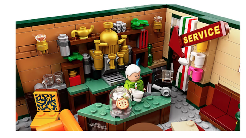 Detalle de la barra del Central Perk