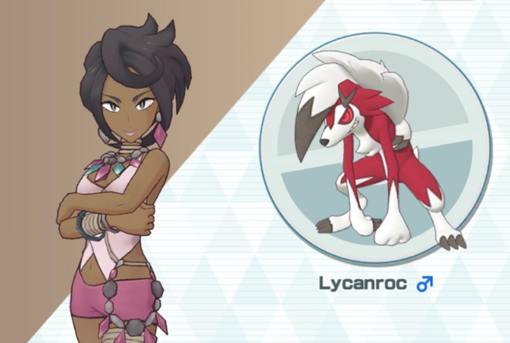 Mayla y Lycanroc
