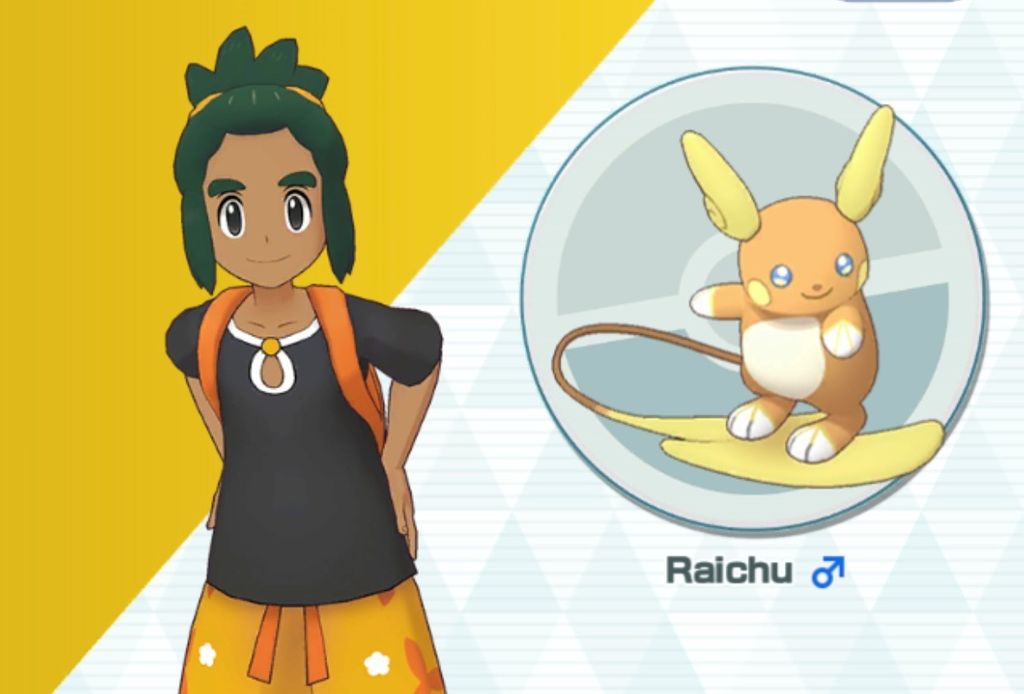 Tilo y Raichu Alola