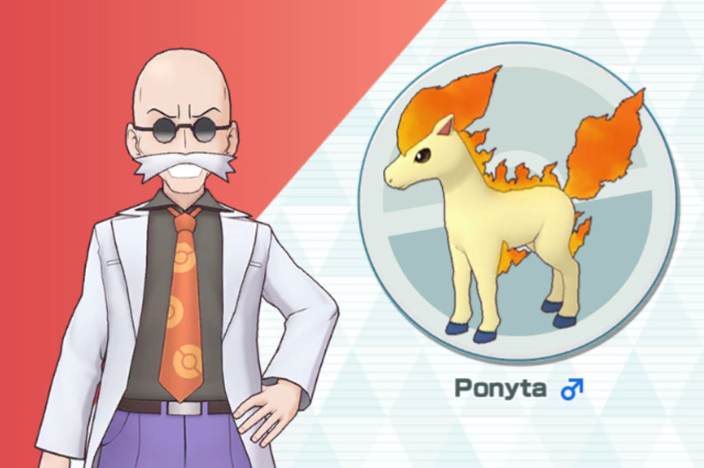 Blaine y Ponyta