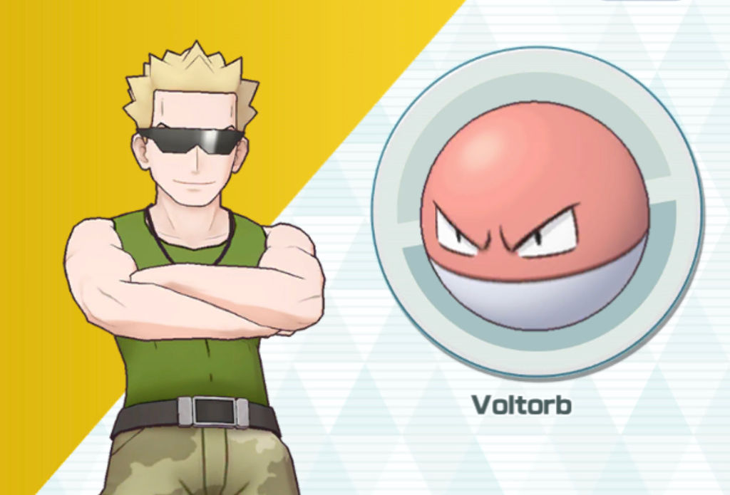 Teniente Surge y Voltorb