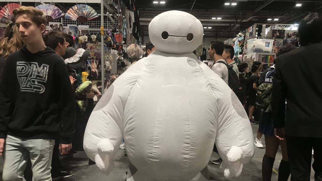 Baymax no quiso perderse este evento