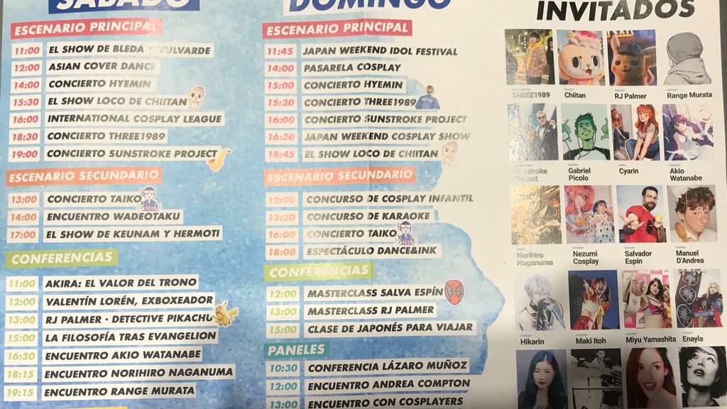 Programación y actividades de la Japan Weekend