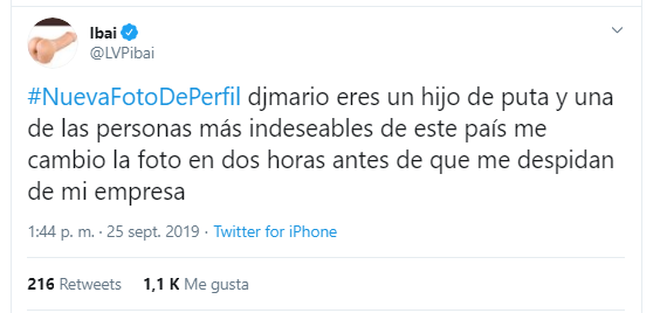 El momento en el que Ibai cambia su foto de perfil.