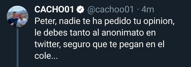 El polémico tuit de Cacho01