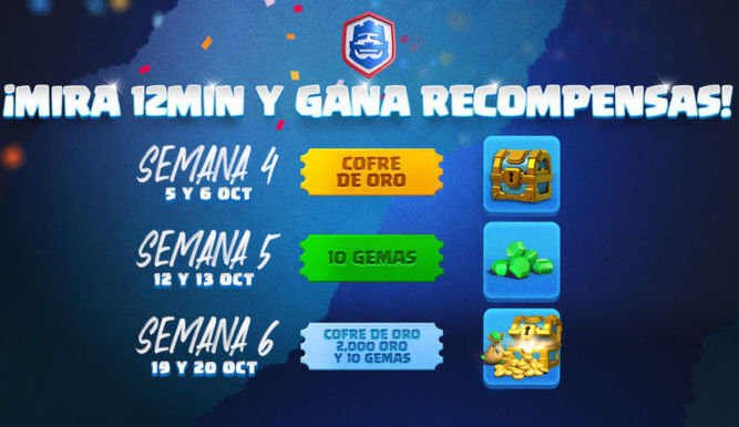 Recompensas de visionado de la Clash Royale League