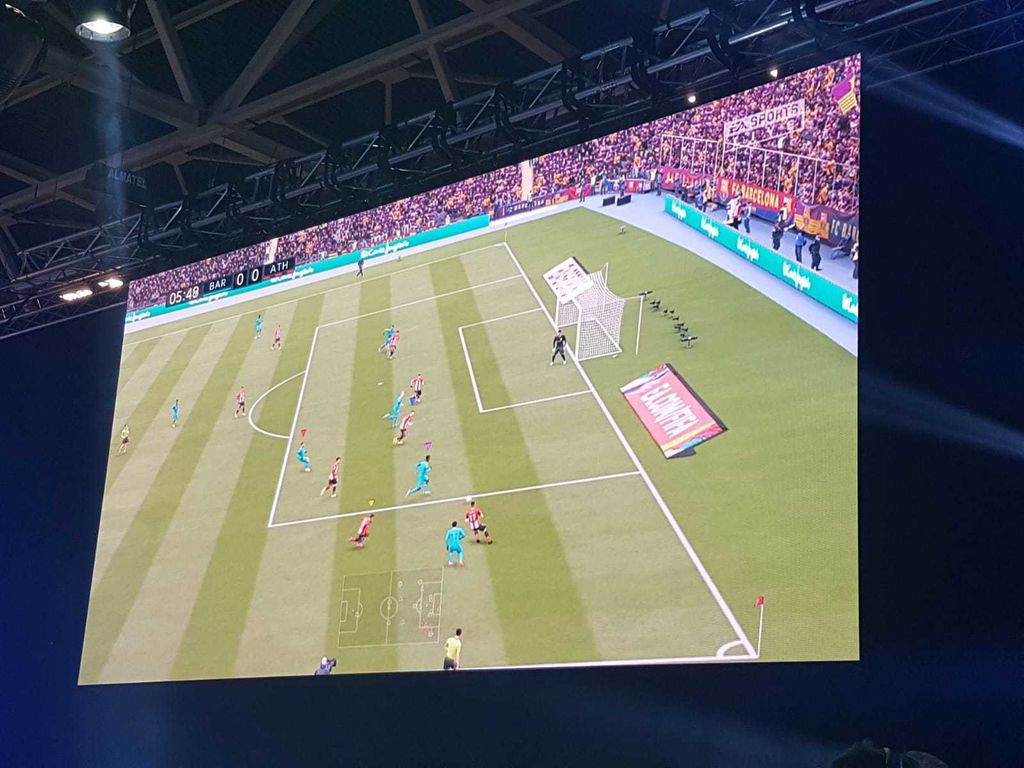 Pusieron a prueba las habilidades en FIFA de los asistentes