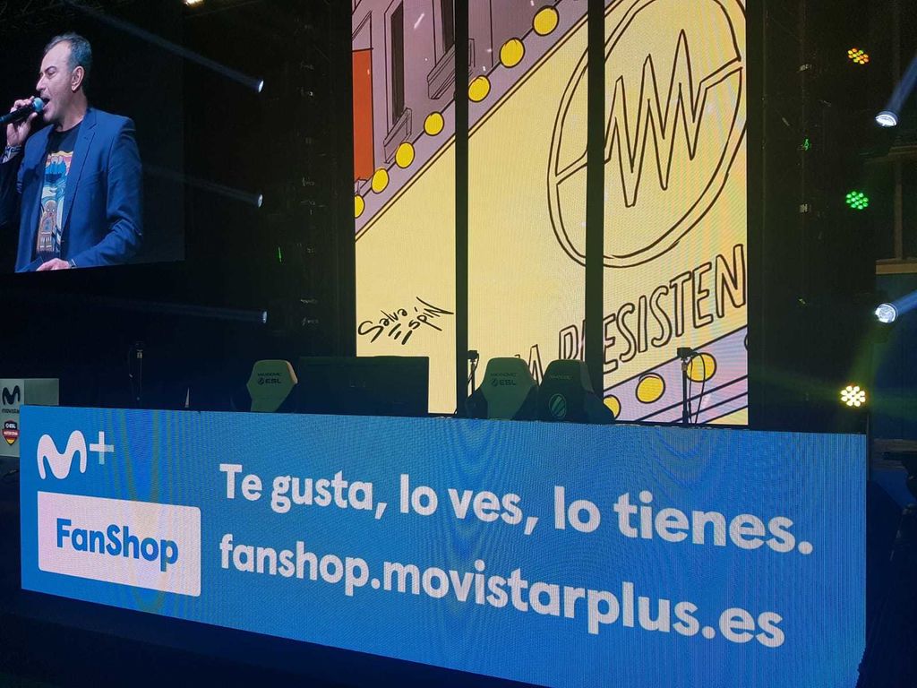 La FanShop de Movistar llevó a Salva Espín a Madrid Games Week