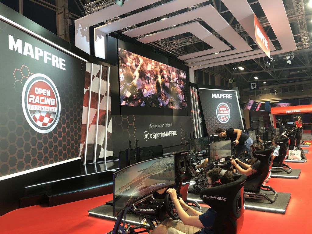El simracing está teniendo una presencia destacada en la feria