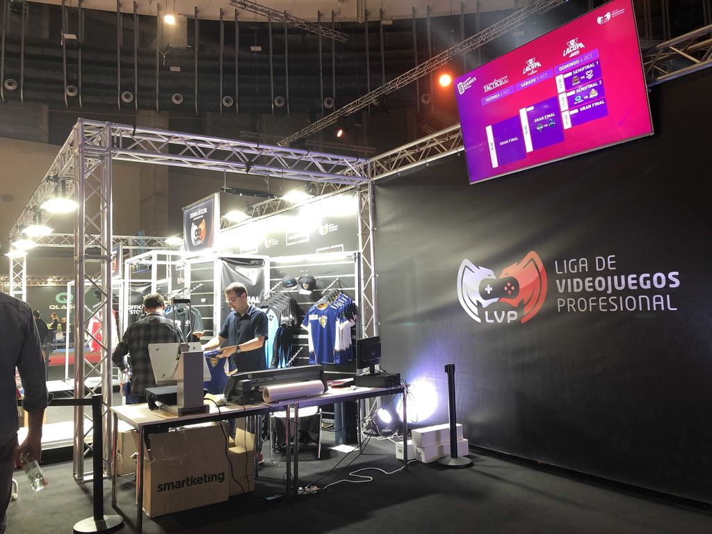 La LVP también tiene su stand