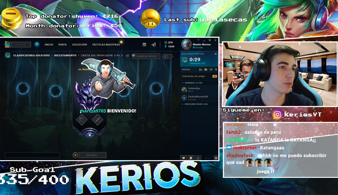 Captura del stream de Kerios