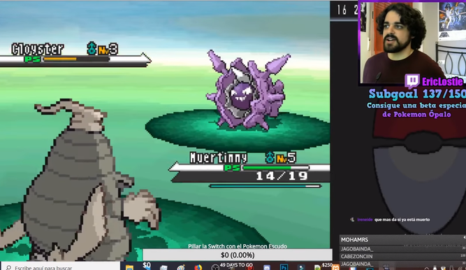 Captura del stream de EricLostie