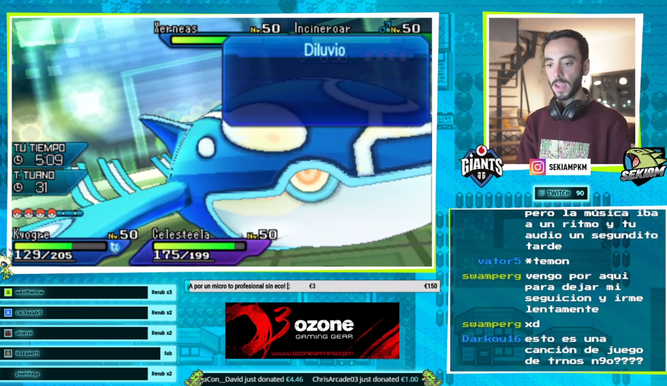 Captura del stream de Sekiam